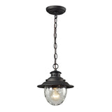 Searsport 8'' Wide 1-Light Outdoor Pendant - Weathered Charcoal