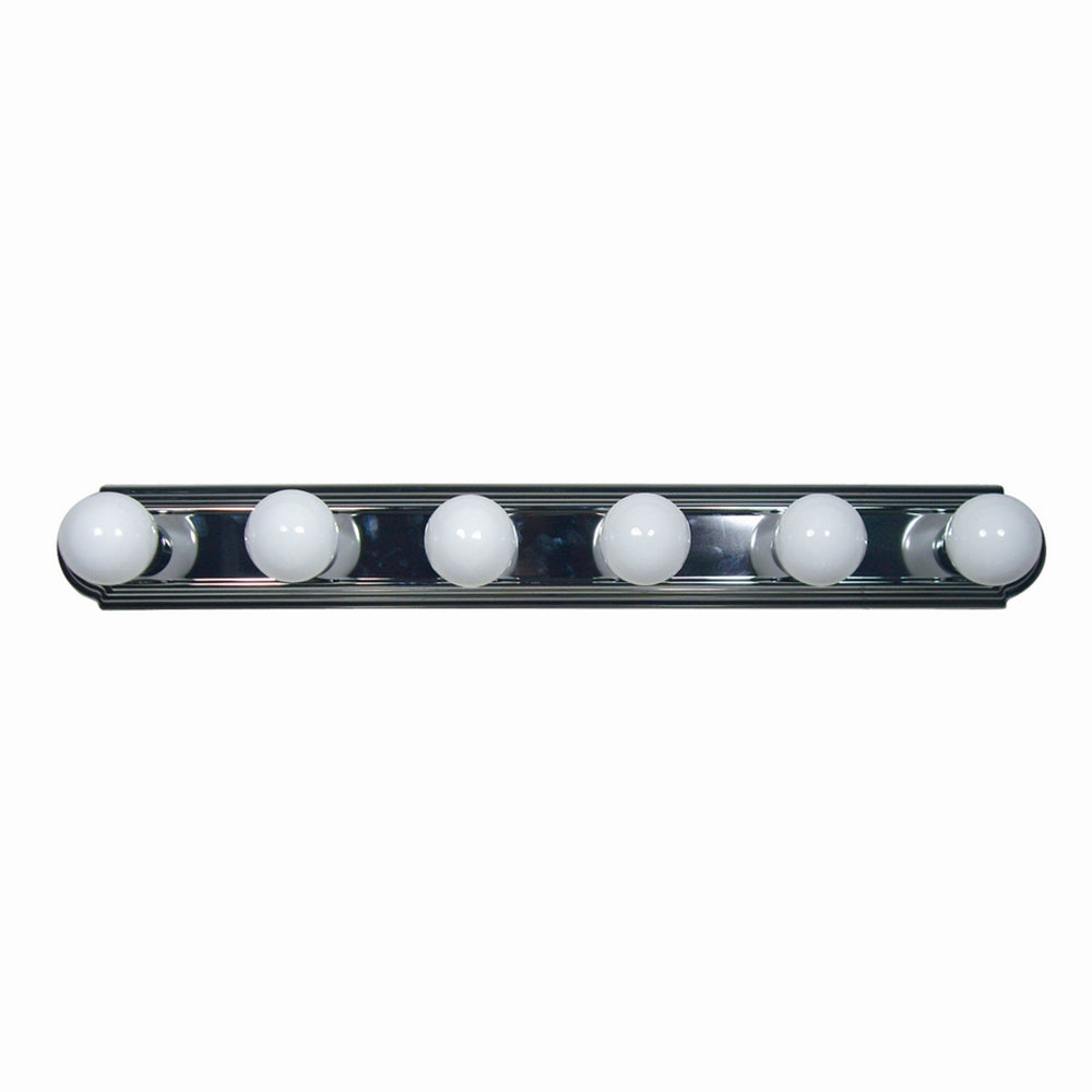 Yosemite Home Decor 6 Light Bathroom Vanity In Satin Nickel Finish 4506SN-YHD