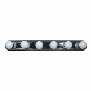 Yosemite Home Decor 6 Light Bathroom Vanity In Satin Nickel Finish 4506SN-YHD