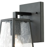 Meditterano 12'' High 1-Light Outdoor Sconce - Matte Black