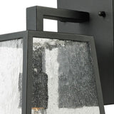 Meditterano 16'' High 1-Light Outdoor Sconce - Matte Black