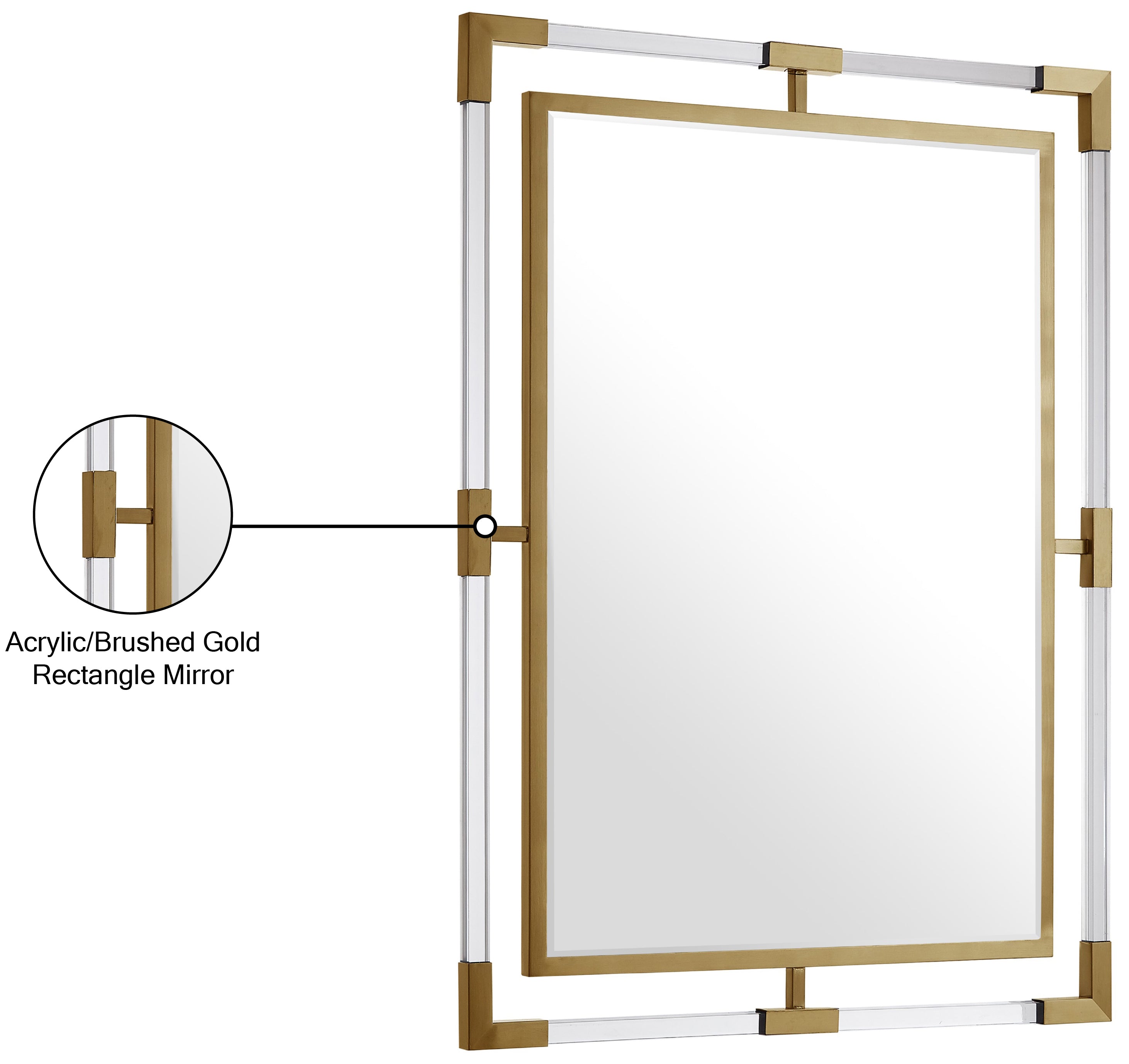 Meridian Furniture Ghost Mirror - Thumbnail 4