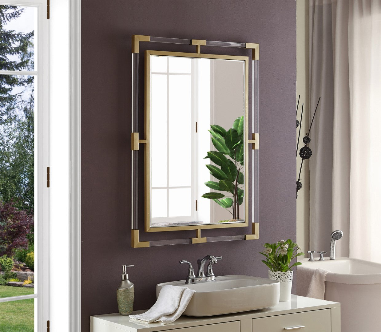 Meridian Furniture Ghost Mirror