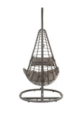 Uzae Patio Patio Hanging Chair with Stand Fabric Content(100% polyester) 45105-ACME