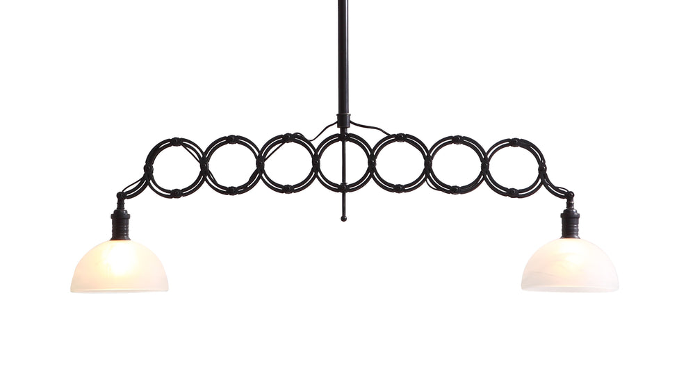 Zuo Modern Jade Steel Industrial Commercial Grade Ceiling Lamp Antique Black, Gold, White Steel