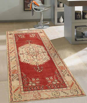 Pasargad Antique Oushak Collection Gold Lamb's Wool Area Rug 045326-PASARGAD