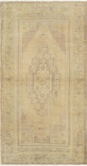Pasargad Antique Oushak Collection Gold Lamb's Wool Area Rug 045389-PASARGAD