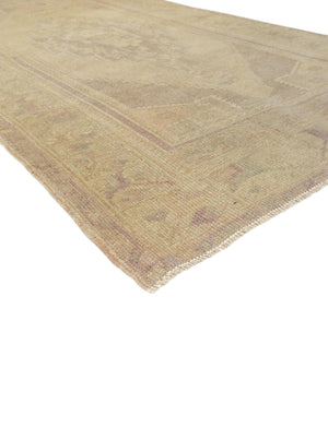 Pasargad Antique Oushak Collection Gold Lamb's Wool Area Rug 045389-PASARGAD