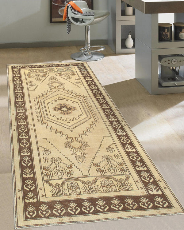 Pasargad Antique Oushak Collection Gold Lamb's Wool Area Rug 045393-PASARGAD