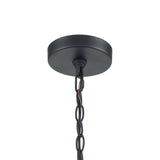 Torch 26'' Wide 6-Light Outdoor Pendant - Charcoal