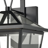 Main Street 21'' High 4-Light Outdoor Sconce - Black