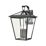 Main Street 23'' High 4-Light Outdoor Sconce - Black