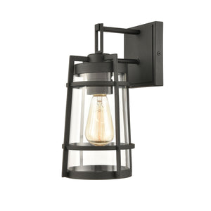 Crofton 12'' High 1-Light Outdoor Sconce - Charcoal