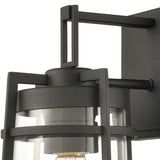 Crofton 12'' High 1-Light Outdoor Sconce - Charcoal