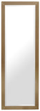 Hepburn Glass / Metal Contemporary Gold Mirror - 25" W x 1" D x 72" H