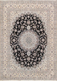 Azerbaijan Collection Hand-Knotted Wool Area Rug '' , Navy