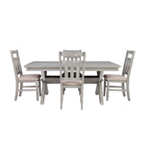 Turino Weathered Grey 5Pc Dining Set