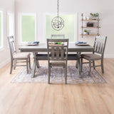 Turino Weathered Grey 5Pc Dining Set