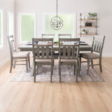 Turino Weathered Grey 7Pc Dining Set