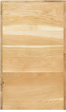 June Oak Wood Mid Century White Oak Console Table - 54" W x 18" D x 30" H