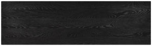 June Oak Wood Mid Century Black Oak Console Table - 60" W x 18" D x 30" H
