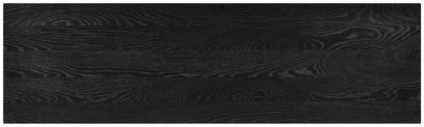 June Oak Wood Mid Century Black Oak Console Table - 60" W x 18" D x 30" H