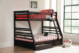 Ashton Casual Twin over Full 2-drawer Bunk Bed