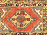 Pasargad Vintage Oushak Collection Coral Lamb's Wool Area Rug 046175-PASARGAD