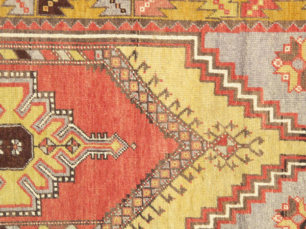 Pasargad Vintage Oushak Collection Coral Lamb's Wool Area Rug 046179-PASARGAD