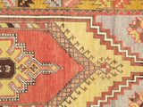 Pasargad Vintage Oushak Collection Coral Lamb's Wool Area Rug 046179-PASARGAD