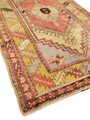 Pasargad Vintage Oushak Collection Coral Lamb's Wool Area Rug 046179-PASARGAD