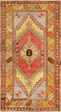 Pasargad Vintage Oushak Collection Coral Lamb's Wool Area Rug 046179-PASARGAD