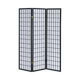 Contemporary 3-panel Folding Screen and White