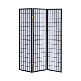 Contemporary 3-Panel Folding Screen - Stylish Room Divider with Elegant White Panels for Privacy