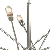 Delphine 38'' Wide 14-Light Chandelier - Satin Nickel