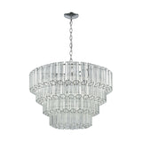 Carrington 26'' Wide 7-Light Chandelier - Polished Chrome