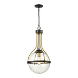 Vispon 14'' Wide 1-Light Pendant - Matte Black