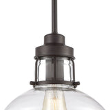 Manhattan Boutique 9'' Wide 1-Light Mini Pendant - Oil Rubbed Bronze