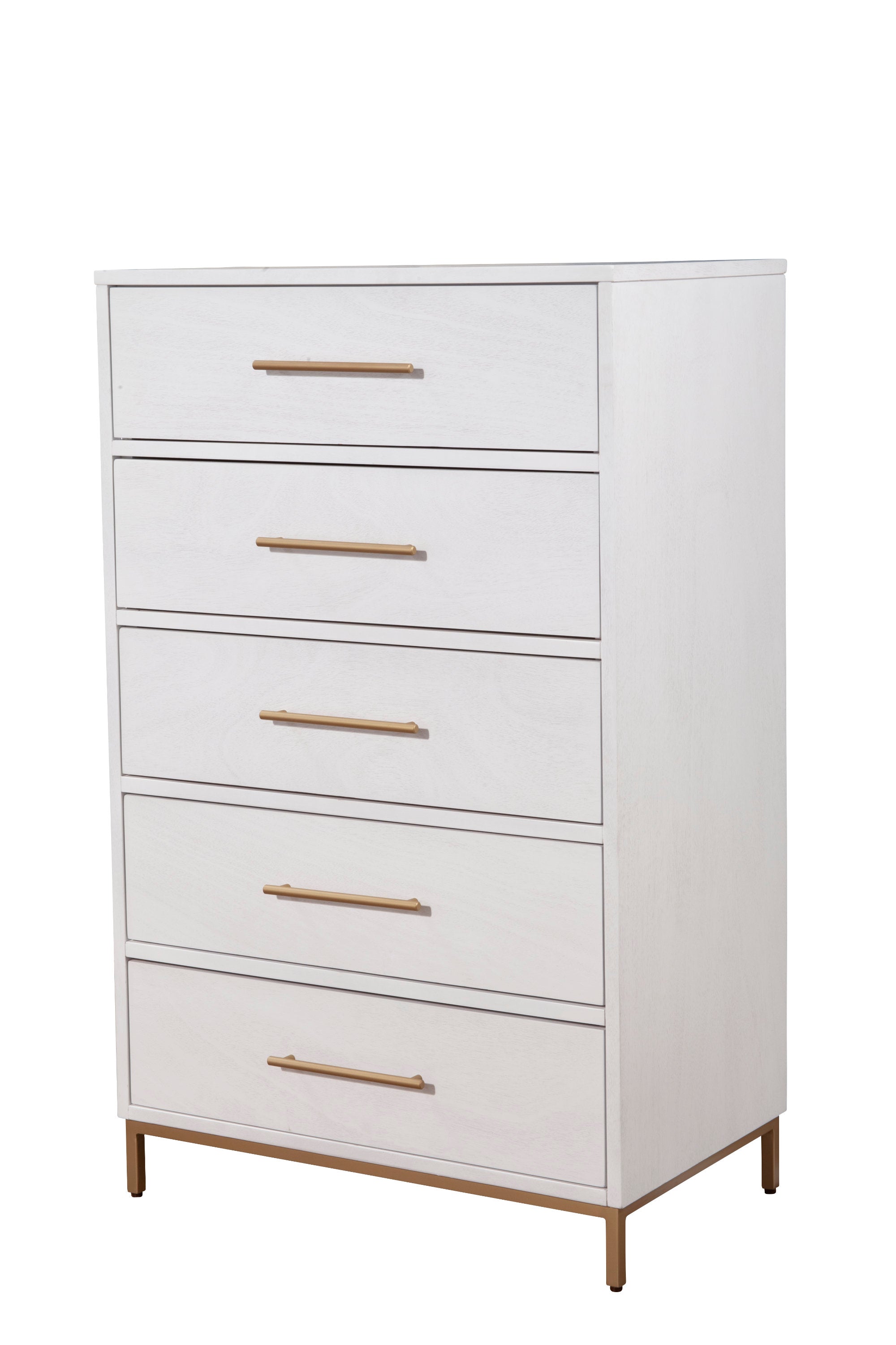 Madelyn White 5-Drawer Chest