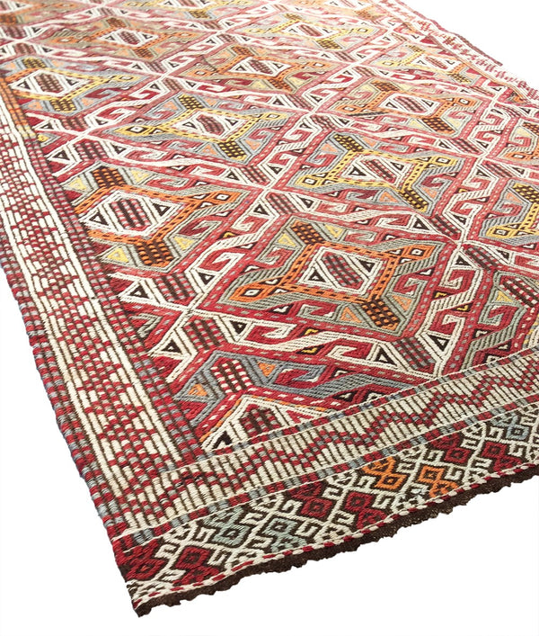 Pasargad Antique Kilim Collection Rust Lamb's Wool Area Rug 046684-PASARGAD