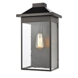 Lamplighter 17'' High 1-Light Outdoor Sconce - Matte Black