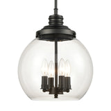 Chandra 13'' Wide 4-Light Pendant - Matte Black