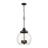 Chandra 13'' Wide 4-Light Pendant - Matte Black