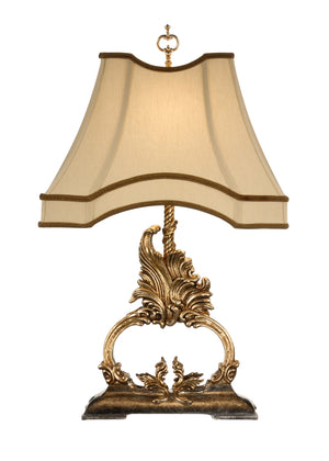 Gilt Flourish Lamp