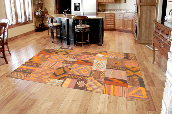 Pasargad Patchwork Collection Hand-Knotted Lamb's Wool Area Rug 046900-PASARGAD