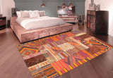 Pasargad Patchwork Collection Hand-Knotted Lamb's Wool Area Rug 046901-PASARGAD