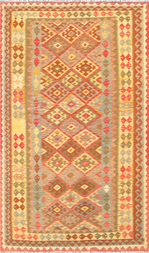 Pasargad Antique Kilim Collection Rust Lamb's Wool Area Rug 046927-PASARGAD