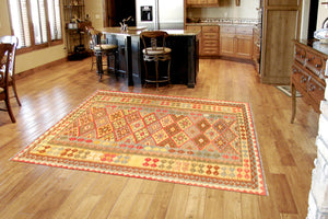 Pasargad Antique Kilim Collection Rust Lamb's Wool Area Rug 046927-PASARGAD