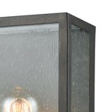 McKenzie 11'' High 1-Light Outdoor Sconce - Blackened Bronze