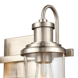 Millburn 15'' Wide 2-Light Vanity Light - Satin Nickel